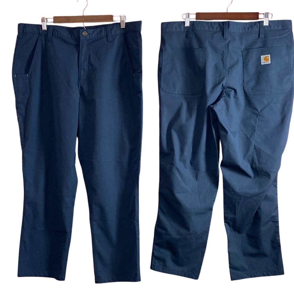 Carhartt Men's Relaxed Fit Flex Work Pants 74533-20 Bundle Lot of 2 (36x28)